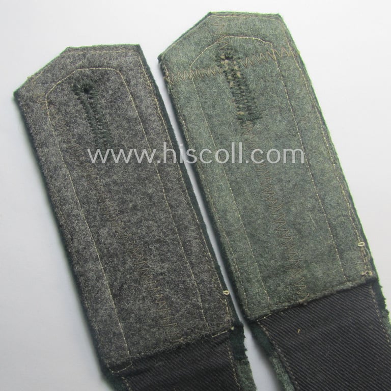 Early- (ie. pre-) war-period, WH (Heeres) 'M36'-pattern (pointed-styled) 'cyphered', NCO-type shoulderstraps as was intended for an: 'Uffz. u. Mitglied des Art.-Beobachtungs-Abtlgs. 31'