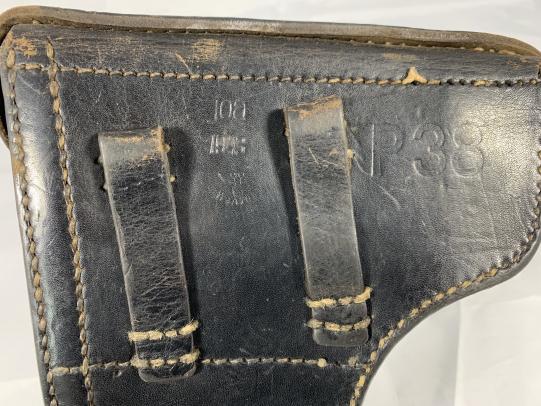 WH (Heer)/Waffen-SS Leather P38 Holster -1943-