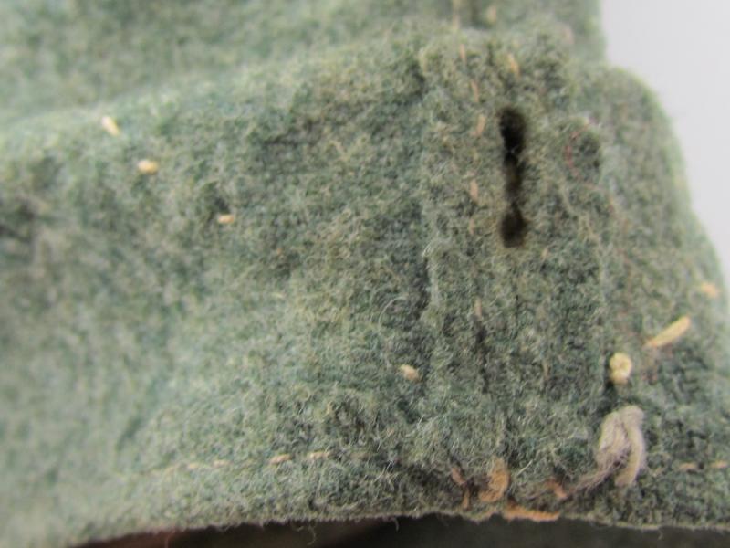 Early SS-VT Infantry Pipped EM’S Overseas Cap