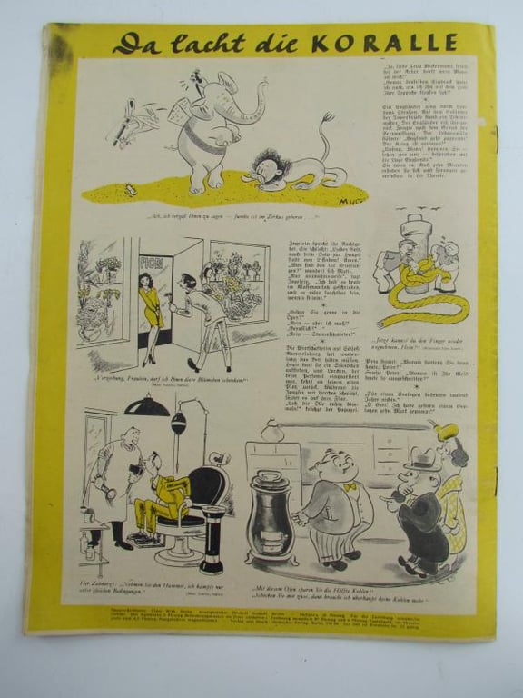 Koralle Magazine dated 14 December 1941