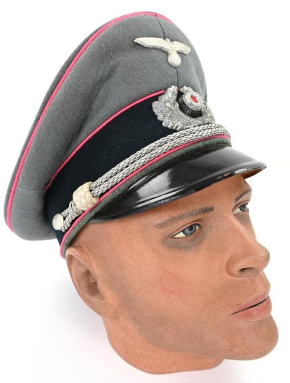 German WH Panzer Officer Visor Cap