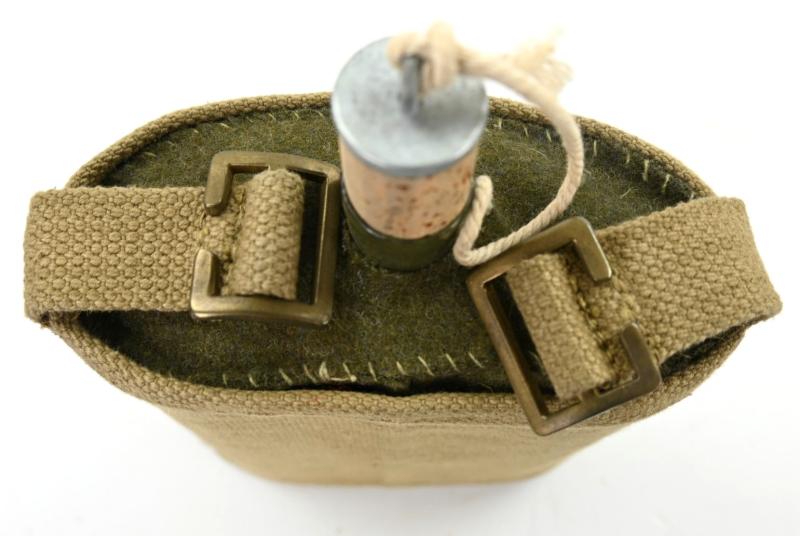 British WW2 Canteen with Carrying Frame