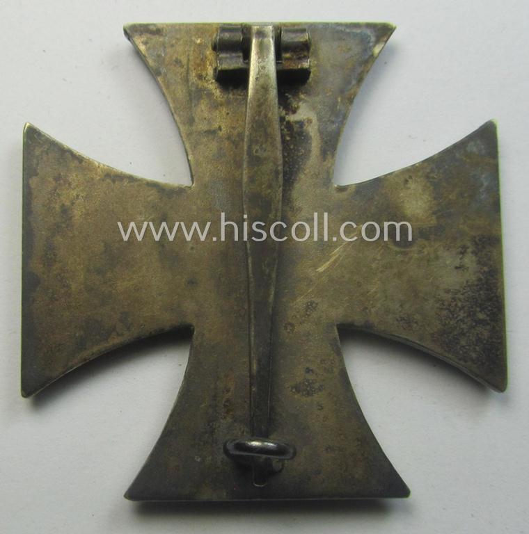 'Eisernes Kreuz 1. Klasse' (ie. Iron Cross 1st class) being an (I deem) early-war-period-produced (albeit non-maker-marked) example that comes complete in its specific (luxuriously-styled!) etui as issued and/or recently found
