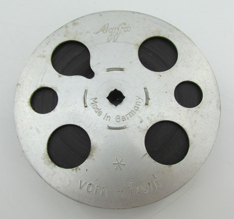 Agfa 16mm film on aluminum film roll