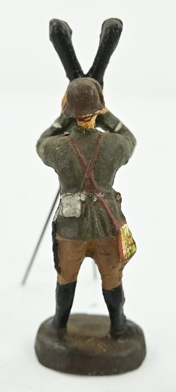 German Elastolin Toy Figure 'Artillery Beobachter'