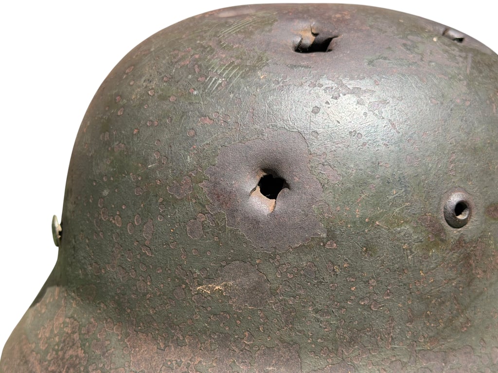 WH M35 re-issued Battle Damage Helmet