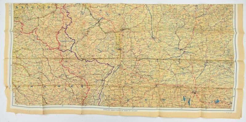 USAAF WW2 Escape Map set with Cover & Compas