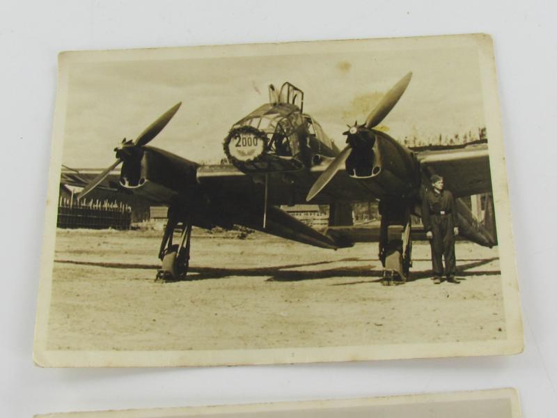 5x Photos of Focke Wulf fw189 Celebration 2000 Hours Flight
