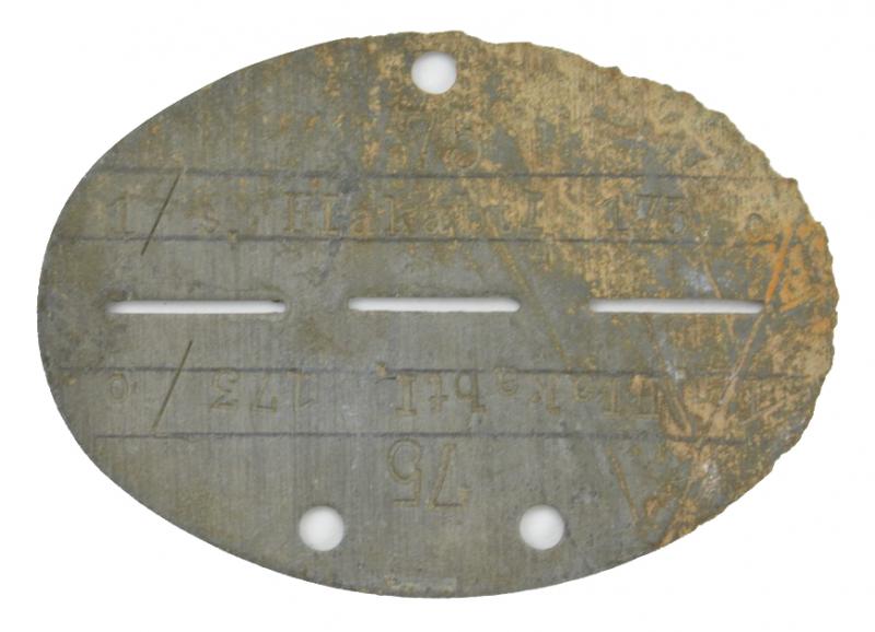 German LW Dog-Tag '1./s.Flak Btl.173'