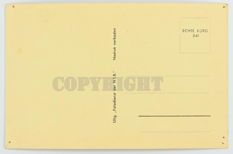Dutch NSB Postcard 'Cornelis van Geelkerken'