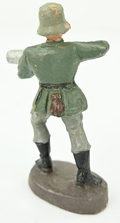 German Elastolin Toy Figure 'Flak Helfer'