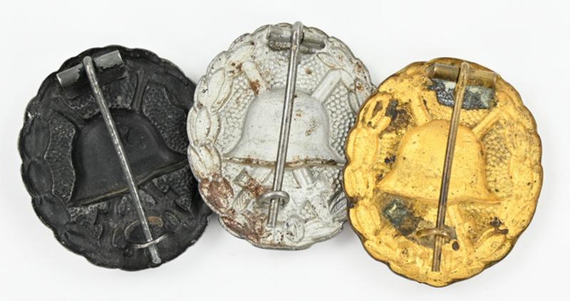German WW1 Wound Badge Set