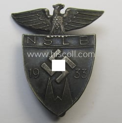 'High-quality'-produced example of a so-called: 'Ehrenzeichen des Nationalsozialistische...