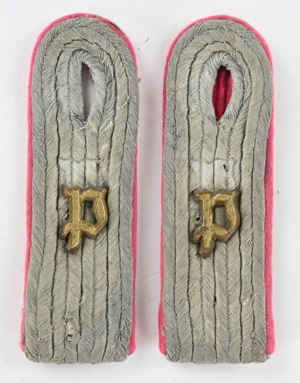 German WH Panzer Officer's Shoulderboard Set