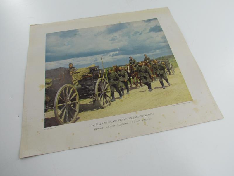 German.Printed Photo,”Das Heer Im Grossdeutschen Freiheitskampf