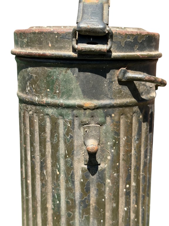 Camouflaged Gasmask Canister
