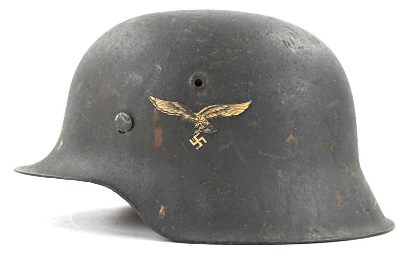 German LW M42 SD Combat Helmet