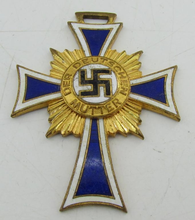 German Mothers Cross in Gold
