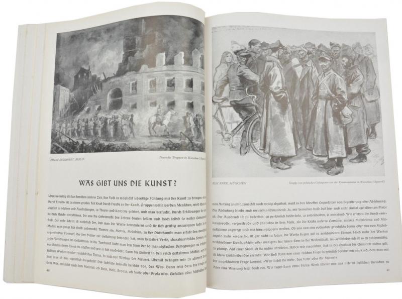 German Magazine 'Kunst Dem Volk' August 1940