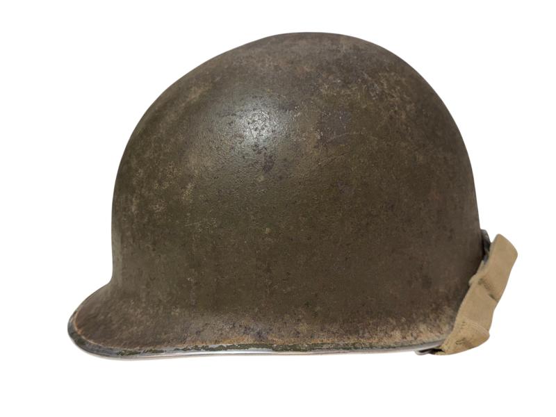 US M1 Fixed Bale Battle Damage Helmet Shell