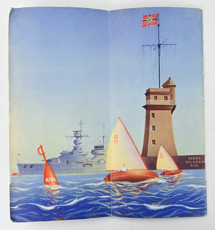 German Olympic 1936 City of Kiel Programm Booklet