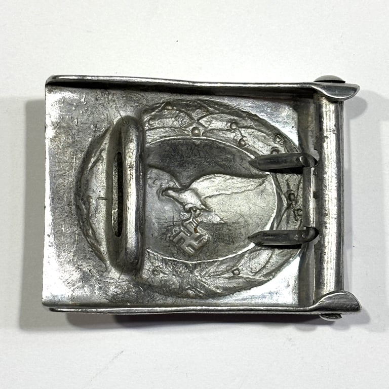 LW Early Brown Belt & Aluminum Buckle