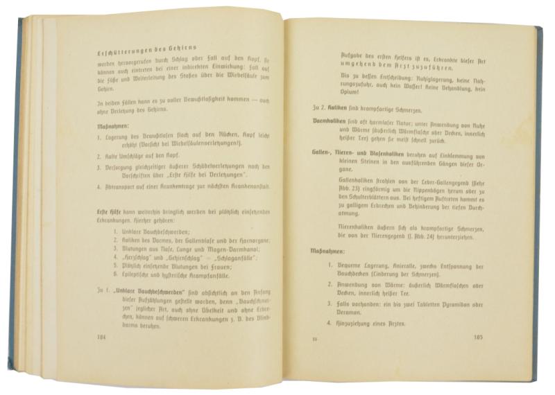 German DRK Medical First Aid Book