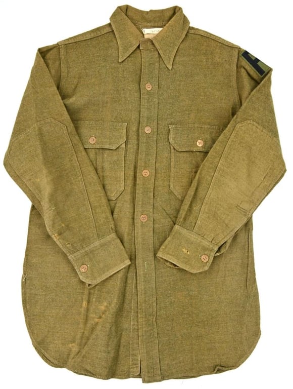 US WW2 Enlisted Men Wool Shirt