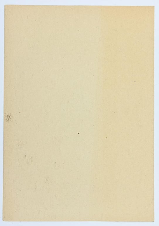 German Third Reich Metall Collection Certificate