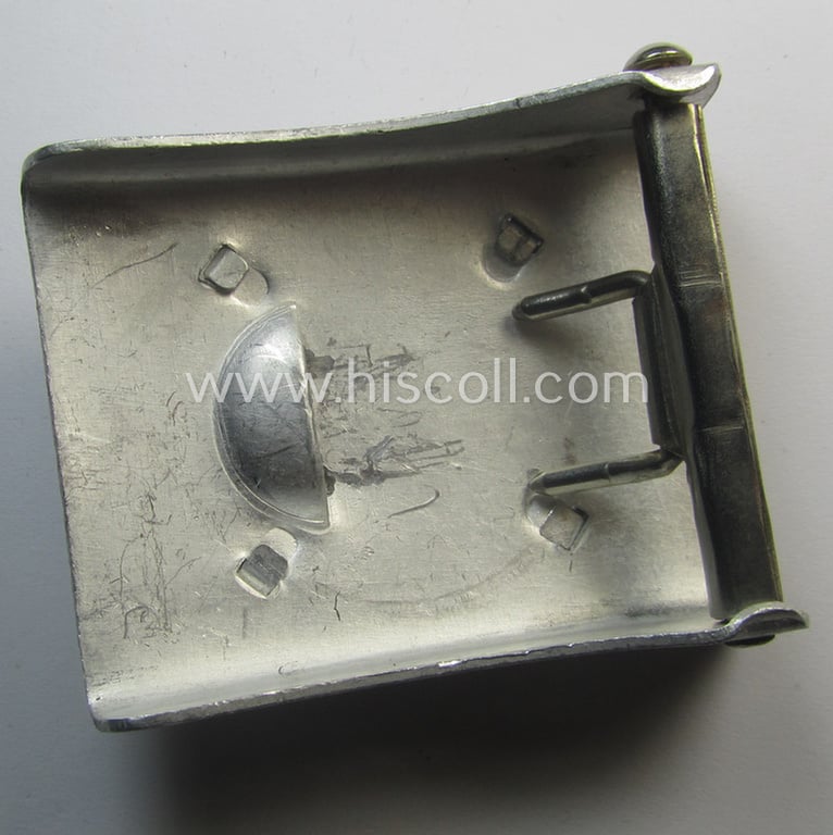 Superb, WH (Heeres) 'standard'-pattern, aluminium-based (dress- ie. 'Ausgeh'-pattern) belt-buckle