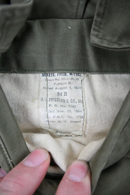 US WW2 M-1943 Combat Jacket