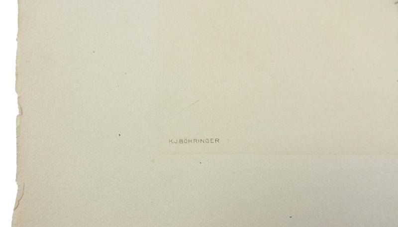 German Portrait Print/Litho of Reichsmarshall Hermann Göring by K.J.Böhringer
