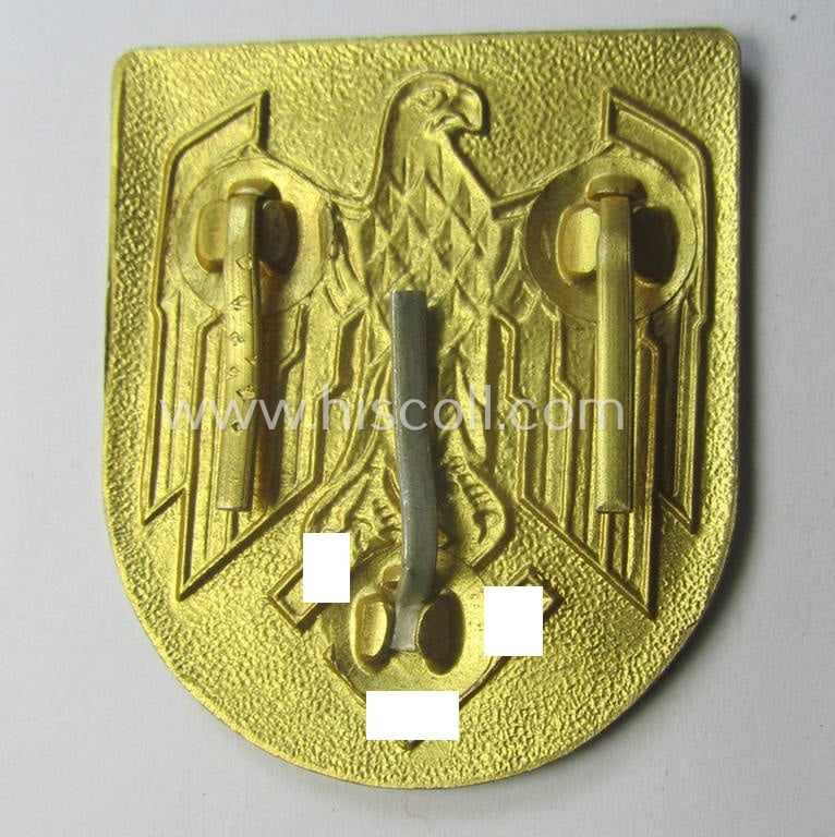 WH (KM) tropical eagle-'pith-helmet'-shield (being a: non-marked example that comes in a 'virtually mint' condition)