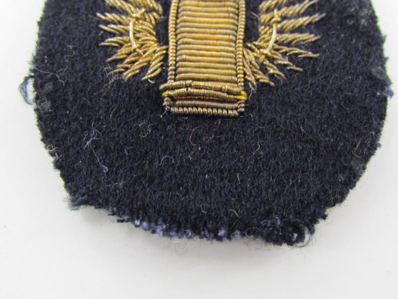 kriegsmarine Coastal Artillery bullion Trade Patch