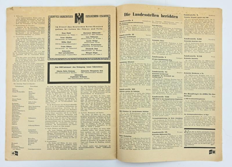 German 'Das Deutsche Rotes Kreuz' Magazine 1943