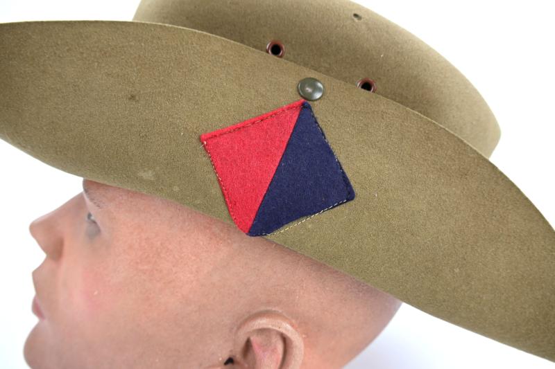 British WW2 Tropical Slouch Hat 'RA' 1942