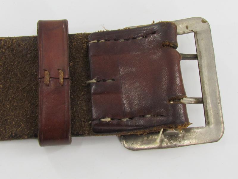 WH/LW Brown Officer ‘Zweidorn’ Double Claw Belt