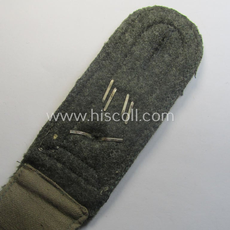 Single, WH (Heeres) NCO-type shoulderstrap: 'Feldwebel des Infanterie-Rgts. 44'