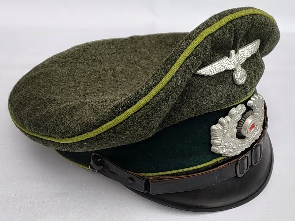German WH NCO Visor Cap  (Schirmmütze)'Panzergrenadier'