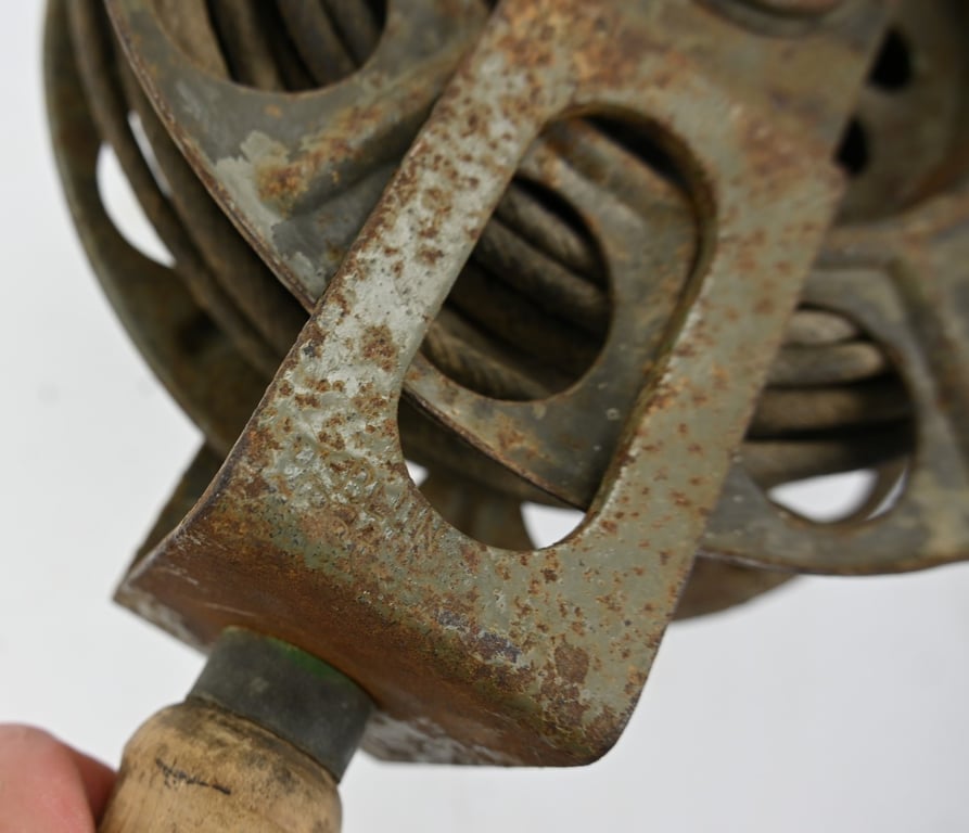 German WH Signal Troops Cable Reel with Cable