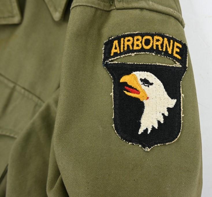 US WW2 M-1943 M43 Combat Jacket 101st Airborne Division