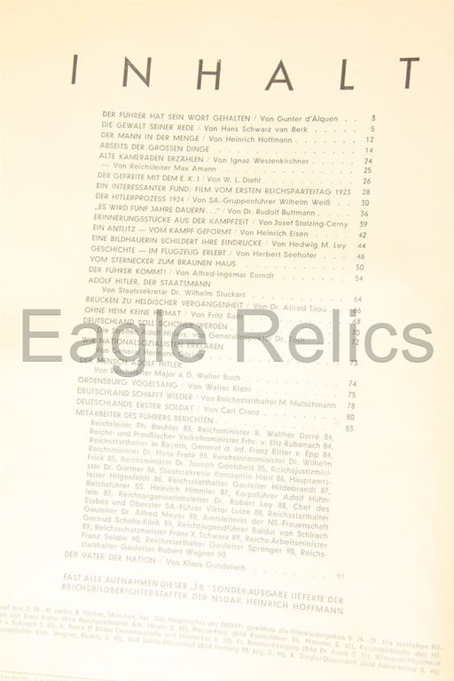 Adolf Hitler - A man and His Nation Large  Paper Back