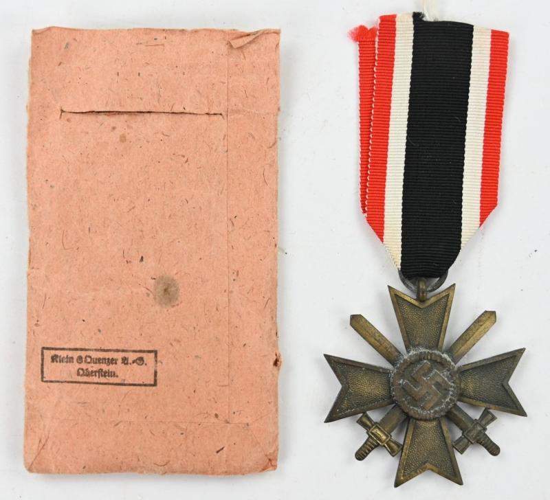 German WW2 War merit Cross 2nd Class with Swords and Pouch