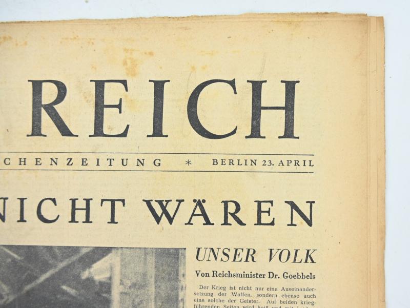 German Newspaper “Das Reich” 23 April1944
