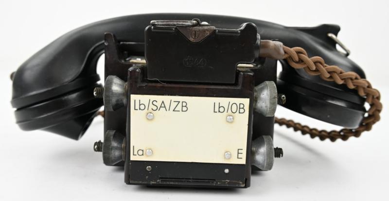 German WH Military Bakelite Desk Rotary Telephone 1942
