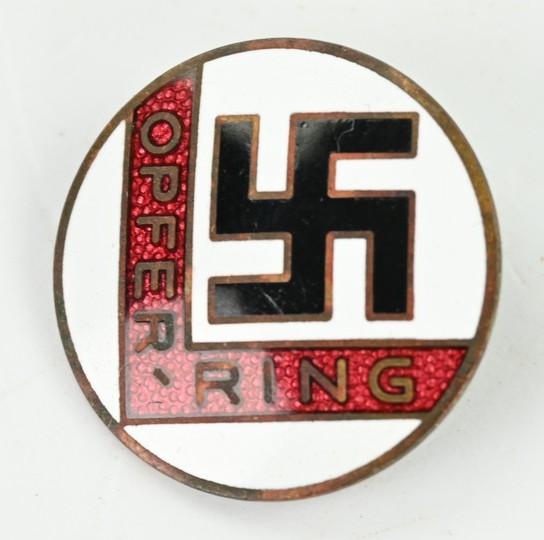 German NSDAP Opfer-Ring Support Badge