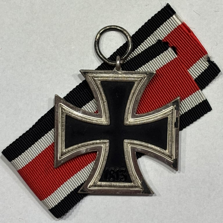 Iron Cross Second Class "Unmarked" with ribbon