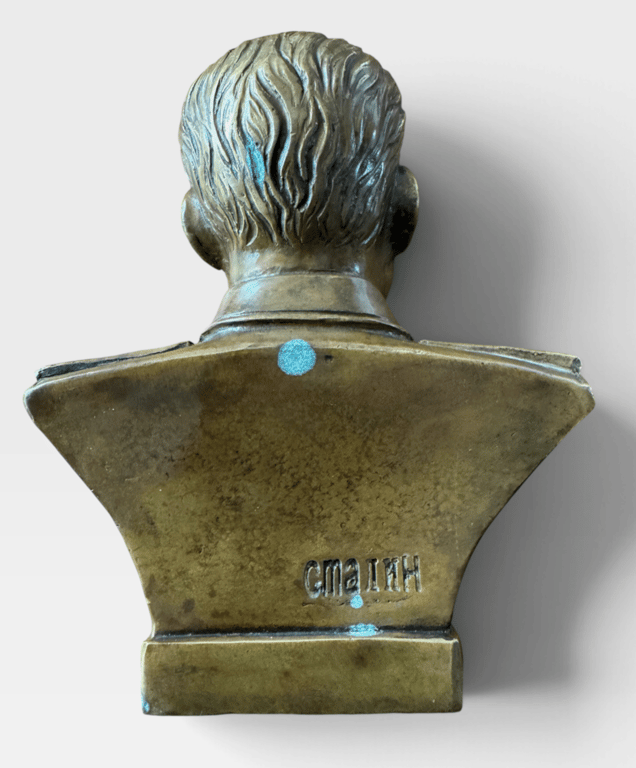 Soviet Joseph Stalin Bronze Bust