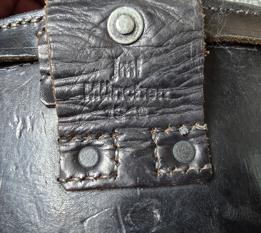Wehrmacht Folding Shovel in 1st pattern carrier.