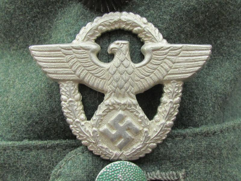 Wehrmacht Gendarmerie (Rural Police) Cap (Einheitsfeldmütze M43)
